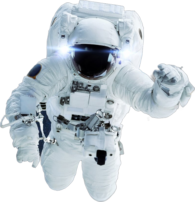 Astronauta flotando en el espacio